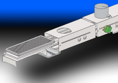Easily Removable Exhaust Box with Temperature and Pressure Monitoring