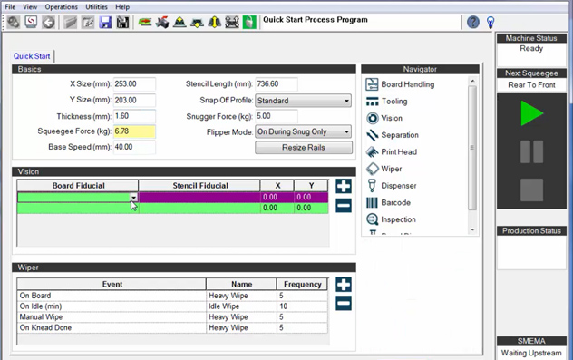 Benchmark™ User Interface